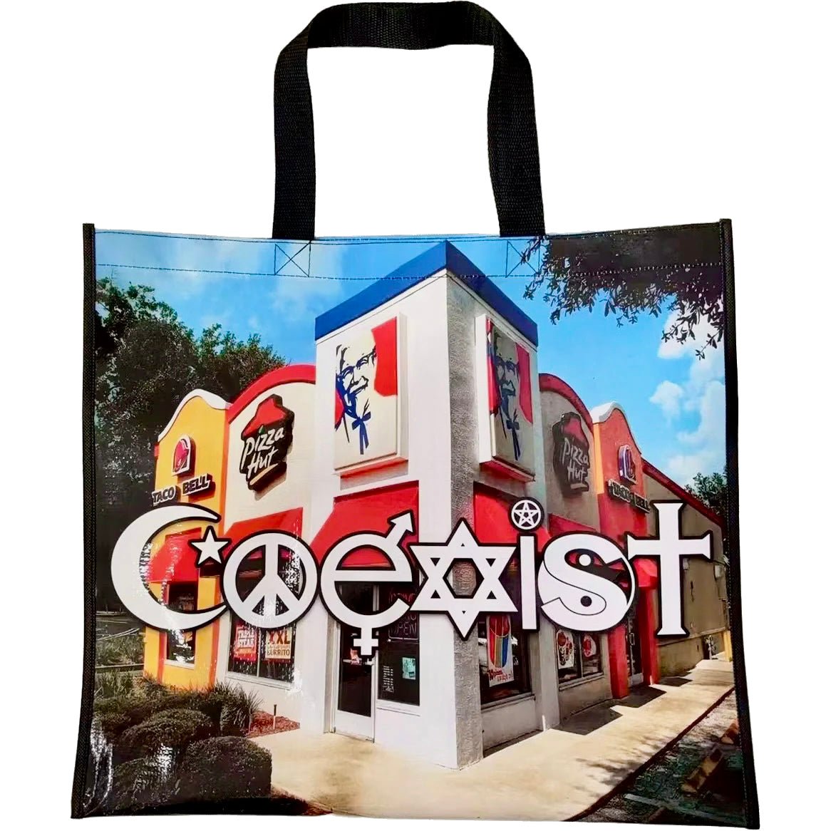 COEXIST SHOPPING BAG – I NEED GOD