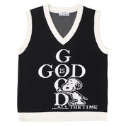 GOD IS GOOD SWEATER VEST - I NEED GOD