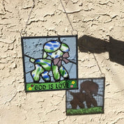 HANDMADE STAINED GLASS PANELS - I NEED GOD