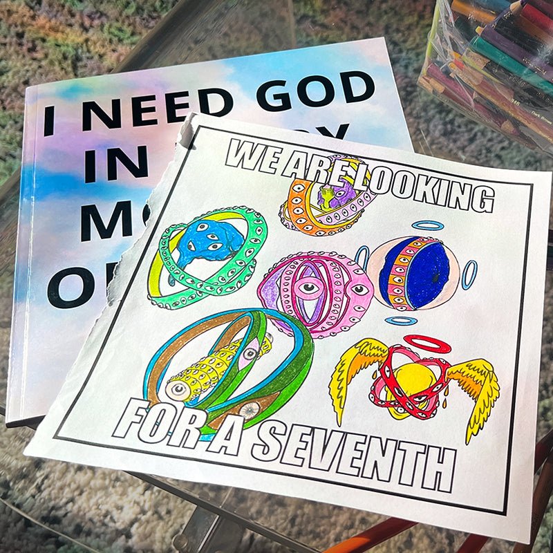 I NEED GOD ADULT COLORING BOOK - I NEED GOD