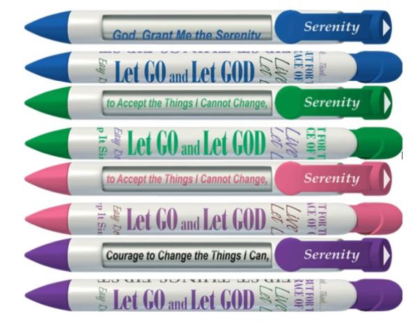 SERENITY PRAYER PEN - I NEED GOD