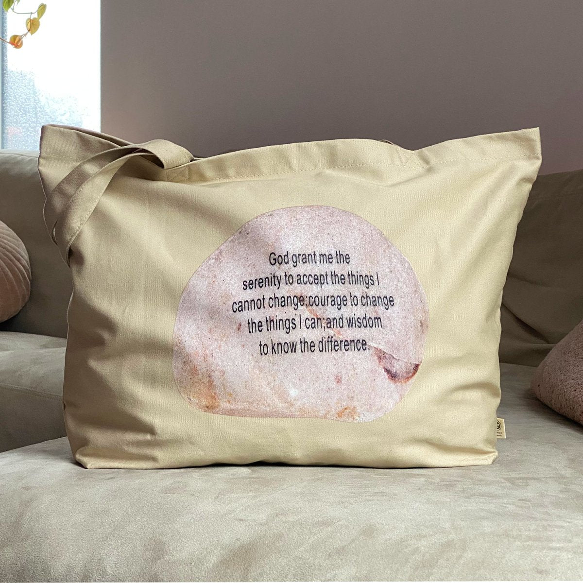 SERENITY PRAYER TOTE - I NEED GOD