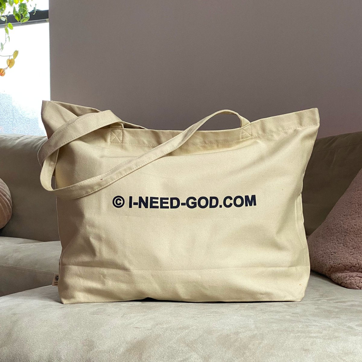 SERENITY PRAYER TOTE - I NEED GOD