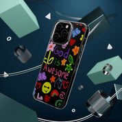 GOD IS AWESOME CLEAR PHONE CASE