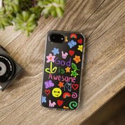 GOD IS AWESOME CLEAR PHONE CASE