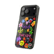 GOD IS AWESOME CLEAR PHONE CASE