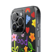 GOD IS AWESOME CLEAR PHONE CASE