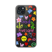 GOD IS AWESOME CLEAR PHONE CASE