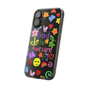 GOD IS AWESOME CLEAR PHONE CASE