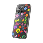 GOD IS AWESOME CLEAR PHONE CASE