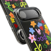 GOD IS AWESOME CLEAR PHONE CASE