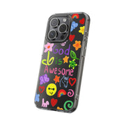 GOD IS AWESOME CLEAR PHONE CASE
