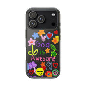 GOD IS AWESOME CLEAR PHONE CASE