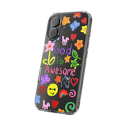 GOD IS AWESOME CLEAR PHONE CASE