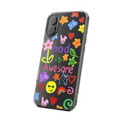 GOD IS AWESOME CLEAR PHONE CASE - I NEED GOD
