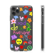 GOD IS AWESOME CLEAR PHONE CASE - I NEED GOD