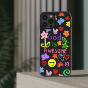 GOD IS AWESOME CLEAR PHONE CASE - I NEED GOD