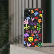 GOD IS AWESOME CLEAR PHONE CASE - I NEED GOD