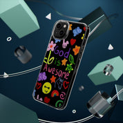 GOD IS AWESOME CLEAR PHONE CASE - I NEED GOD
