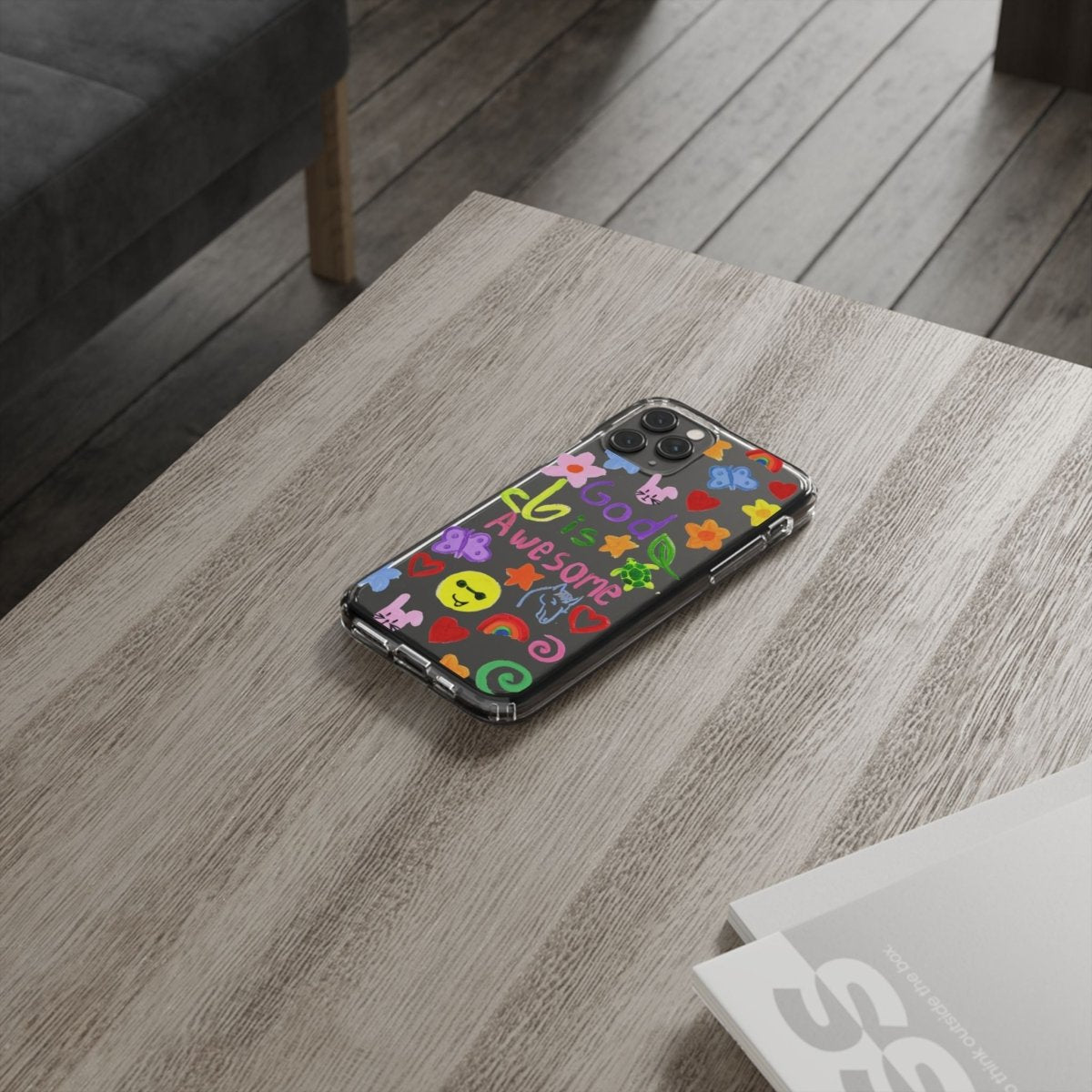 GOD IS AWESOME CLEAR PHONE CASE - I NEED GOD