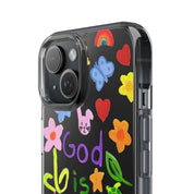 GOD IS AWESOME CLEAR PHONE CASE - I NEED GOD
