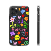 GOD IS AWESOME CLEAR PHONE CASE - I NEED GOD