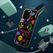 GOD IS AWESOME CLEAR PHONE CASE - I NEED GOD