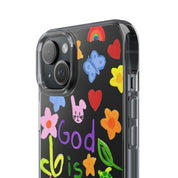 GOD IS AWESOME CLEAR PHONE CASE - I NEED GOD