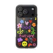 GOD IS AWESOME CLEAR PHONE CASE - I NEED GOD
