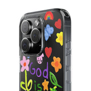 GOD IS AWESOME CLEAR PHONE CASE - I NEED GOD