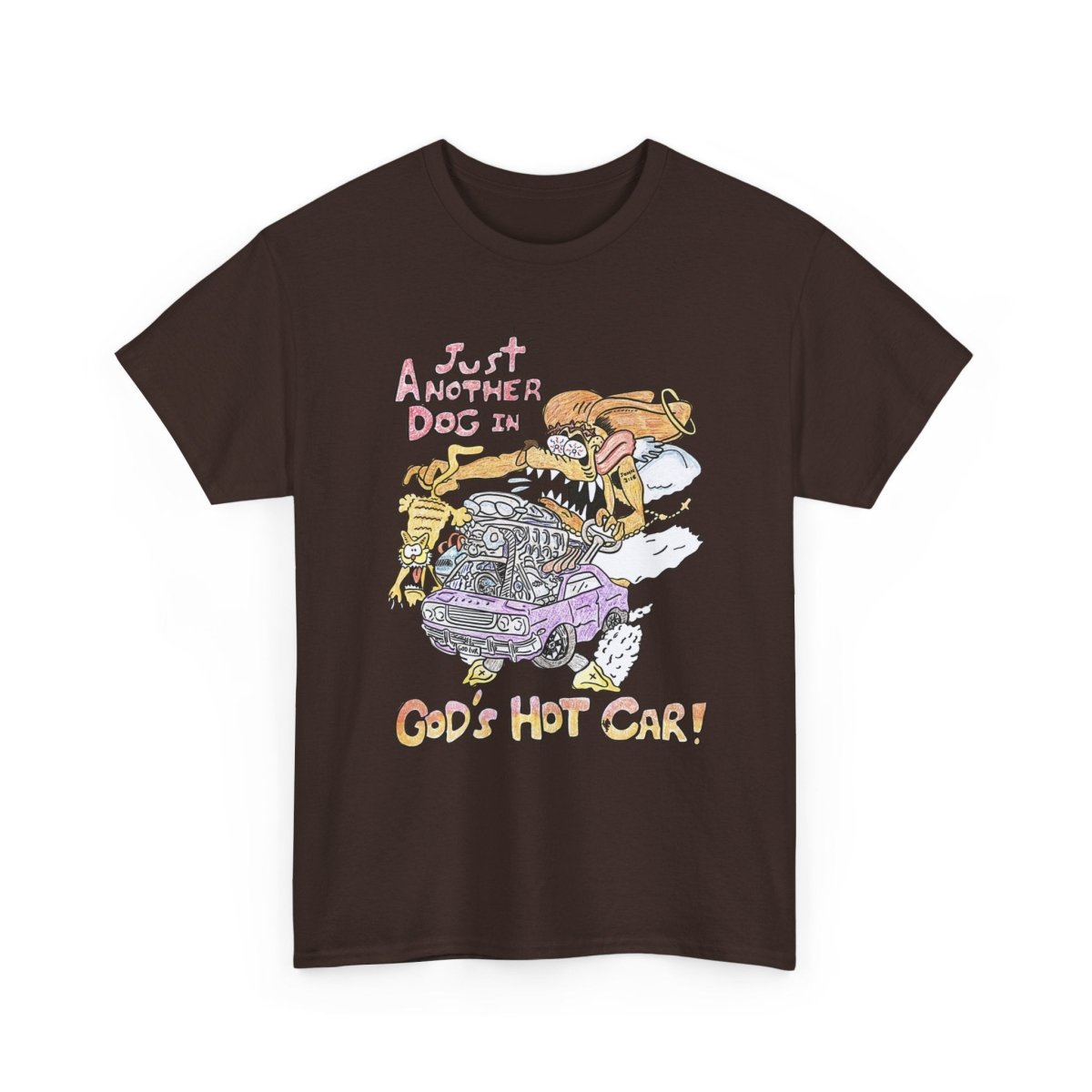 GOD'S HOT CAR T - SHIRT - I NEED GOD
