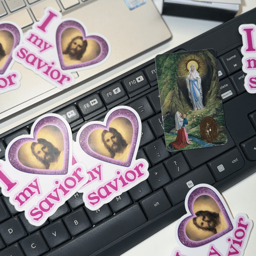I LOVE MY SAVIOR STICKER - I NEED GOD