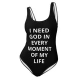 I NEED GOD SWIMSUIT