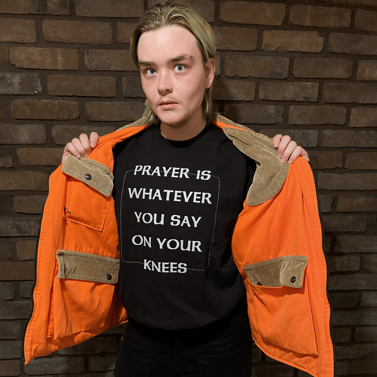 PRAYER SWEATER - I NEED GOD